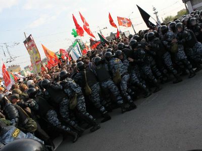 Зачистка на Болотной площади. Фото Василия Иванова для Каспарова.Ru