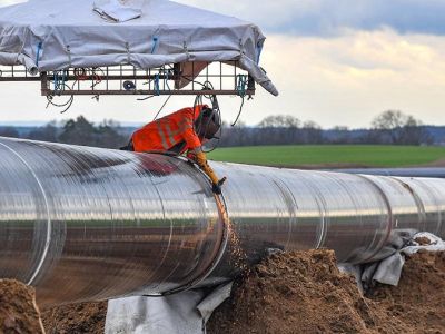 Строительство газопровода. Фото: Global Look Press/Patrick Pleul