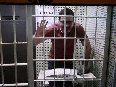 Илья Яшин - выступление в суде по видеосвязи, 20.04.23. Фото: t.me/truth_aggregator Илья Яшин - выступление в суде по видеосвязи, 20.04.23. Фото: t.me/truth_aggregator