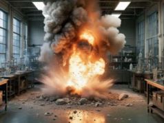 Взрыв в лаборатории. Фото: runews24.ru